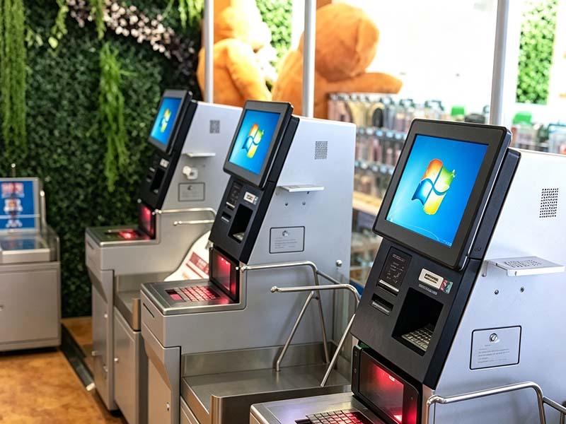 self checkout counter
