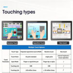 Industrial touchscreen LCD monitors