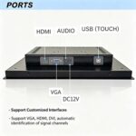 Industrial touchscreen LCD monitors