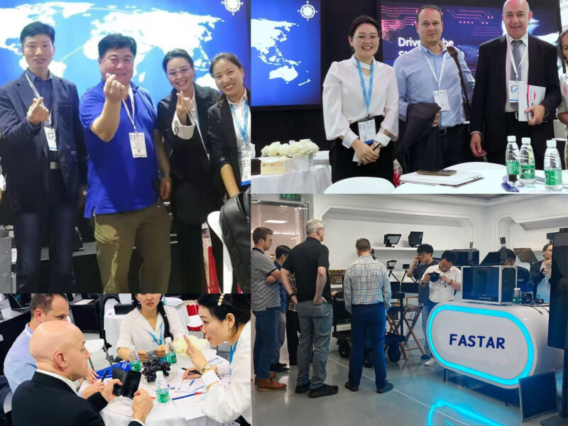 Customers visiting Fastar exhibition booth